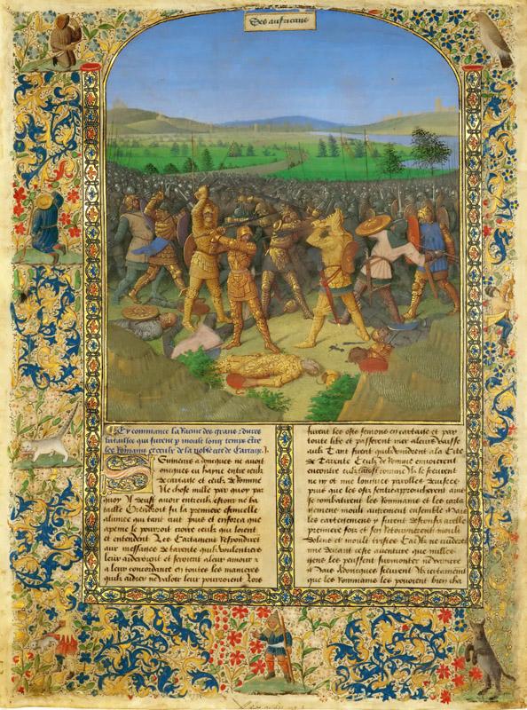 Fouquet, Jean -- A battle between Romans and Carthaginians