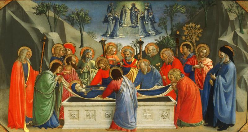 Fra Angelico (Guido di Pietro), also called Fra Giovanni da Fiesole, Italianfirst securely documented by 1417, died 1455 -- The Dormition of the Virgin