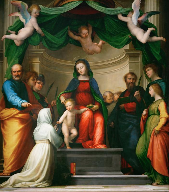 Fra Bartolomeo (1472-1517) -- Mystic Marriage of Saint Catherine of Siena