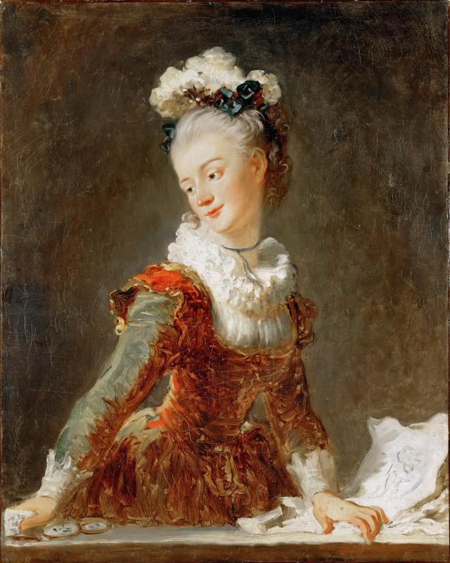 Fragonard, Jean-Honore -- Marie-Madeleine Guimard (1743-1816), prima ballerina