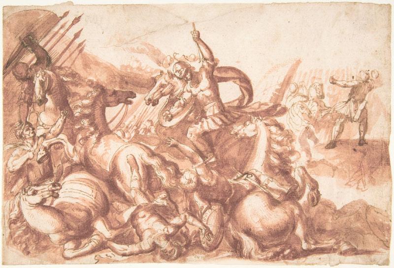 Francesco Allegrini--Battle Scene
