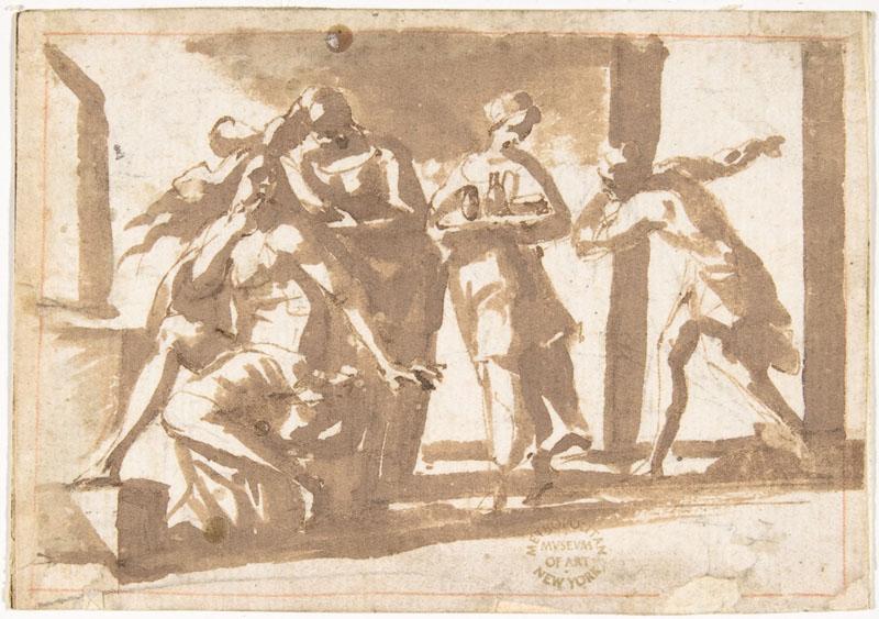 Francesco Allegrini--The Departure of Aeneas Announced to Dido