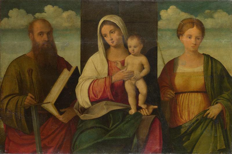 Francesco Bissolo - The Virgin and Child and Saints