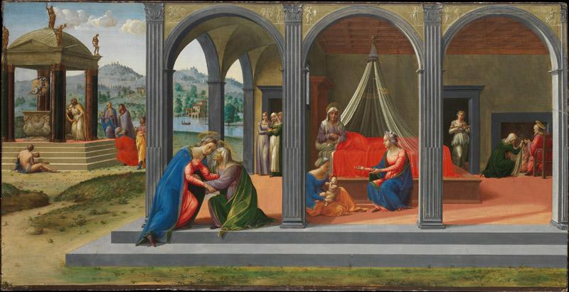 Francesco Granacci--Scenes from the Life of Saint John the Baptist