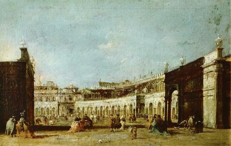 Francesco Guardi (1712-1793) -- Piazza San Marco