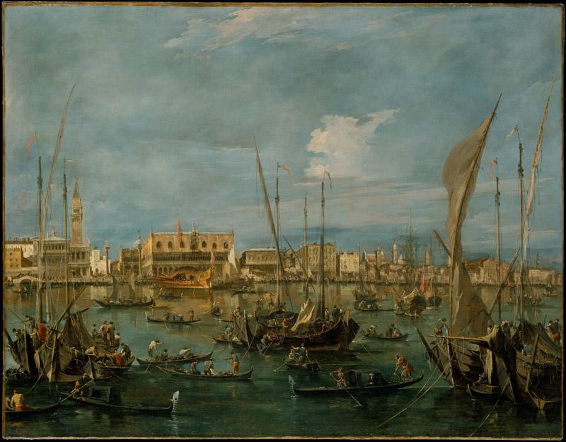 Francesco Guardi--Venice from the Bacino di San Marco