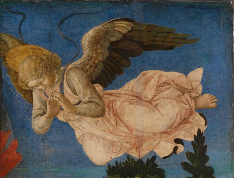 Francesco Pesellino and completed by Fra Filippo Lippi and workshop - Angel (Right Hand)