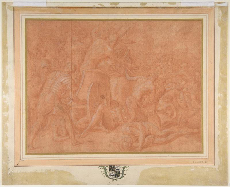 Francesco Primaticcio--Ulysses and His Companions Fighting the Cicones