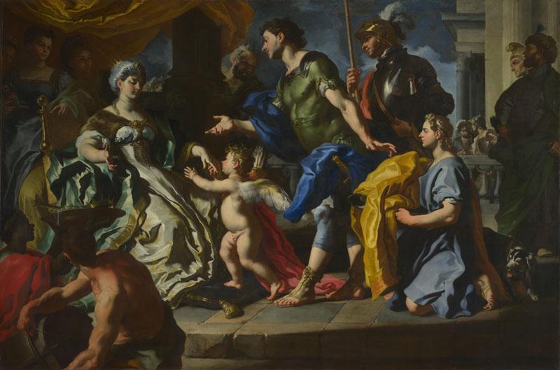 Francesco Solimena - Dido receiving Aeneas and Cupid disguised as Ascanius