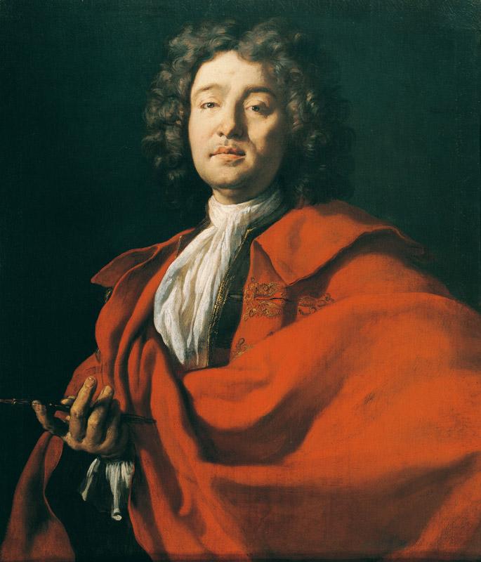 Francesco Solimena - Portrait of an Unknown Architect, c. 1720-1730