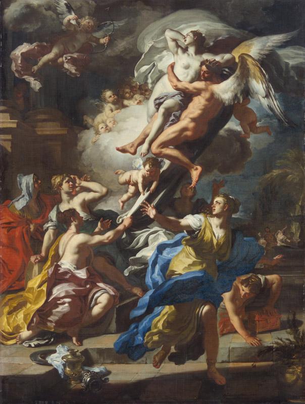 Francesco Solimena - The Rape of Oreithyia, c