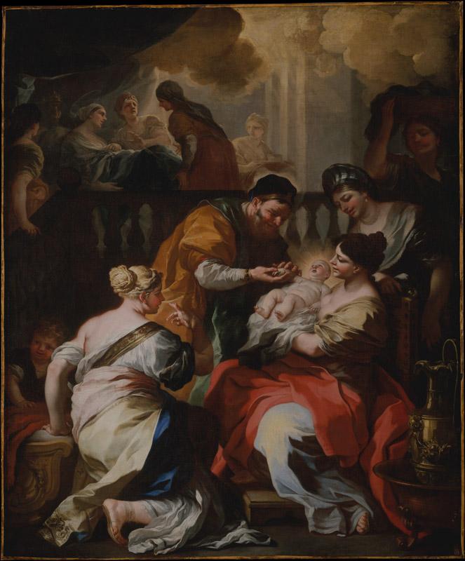 Francesco Solimena--The Birth of the Virgin