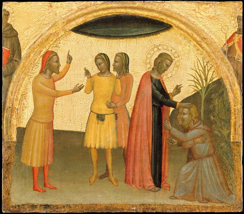 Francescuccio Ghissi--Saint John the Evangelist with Acteus and Eugenius