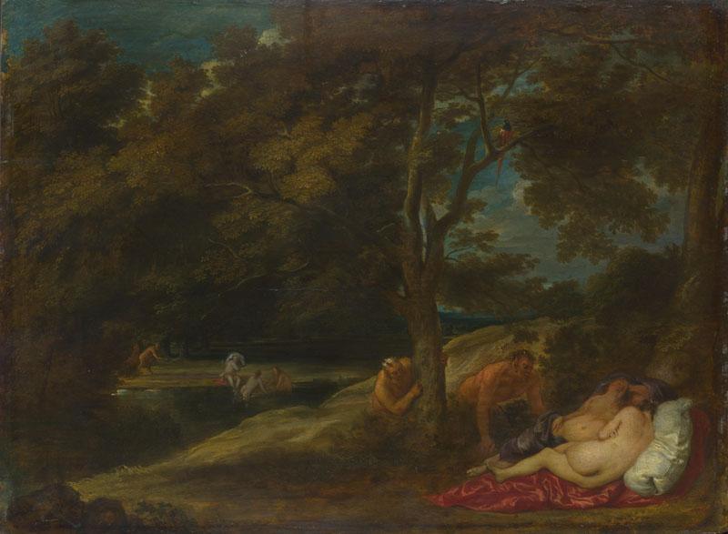 Franchoys Wouters - Nymphs surprised by Satyrs