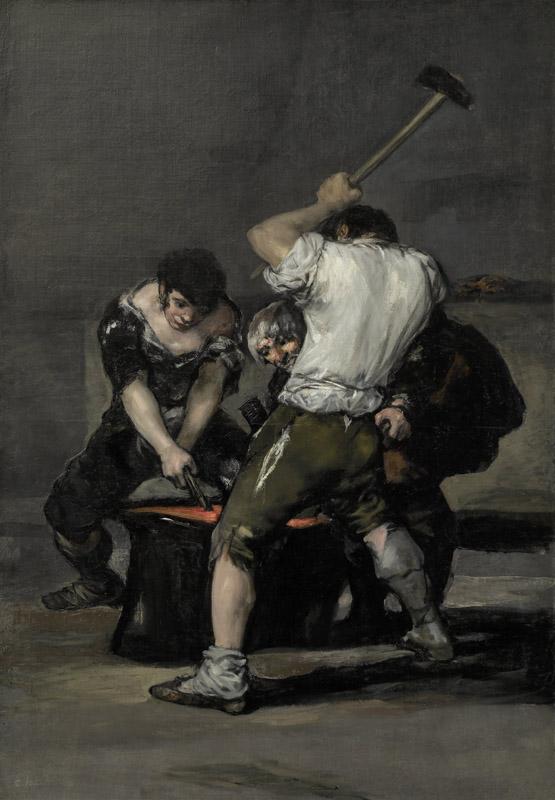 Francisco Goya y Lucientes, de - La fragua