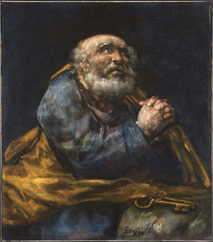 Francisco Jose de Goya (1746 - 1828) (Spanish)-The Repentant St