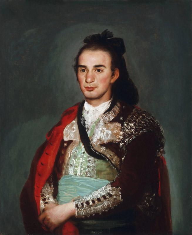 Francisco Jose de Goya y Lucientes, Spanish, 1746-1828 -- Portrait of the Toreador Jose Romero