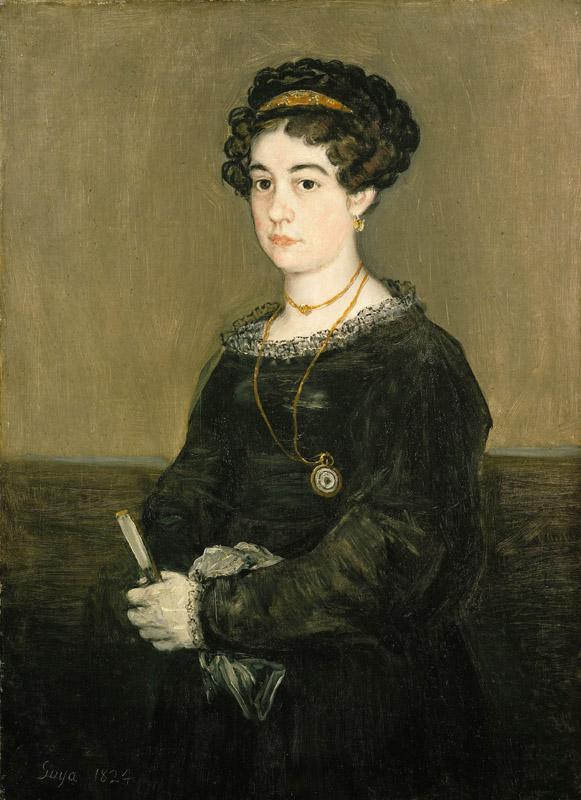 Francisco de Goya y Lucientes - Portrait of a Lady (Maria Martinez de Puga), 1824