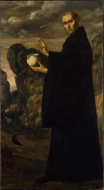 Francisco de Zurbaran--Saint Benedict