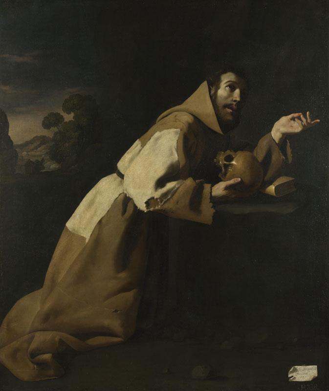 Francisco de Zurbarin - Saint Francis in Meditation