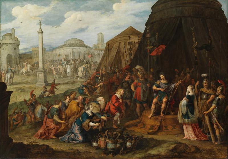 Frans Francken, the Younger - The Continence of Scipio, 1621