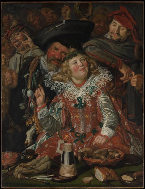 Frans Hals--Merrymakers at Shrovetide