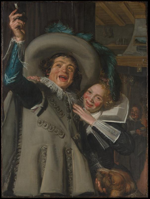 Frans Hals--Young Man and Woman in an Inn