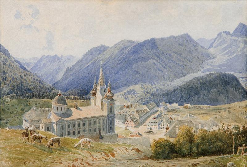 Franz Alt - View of Mariazell, c
