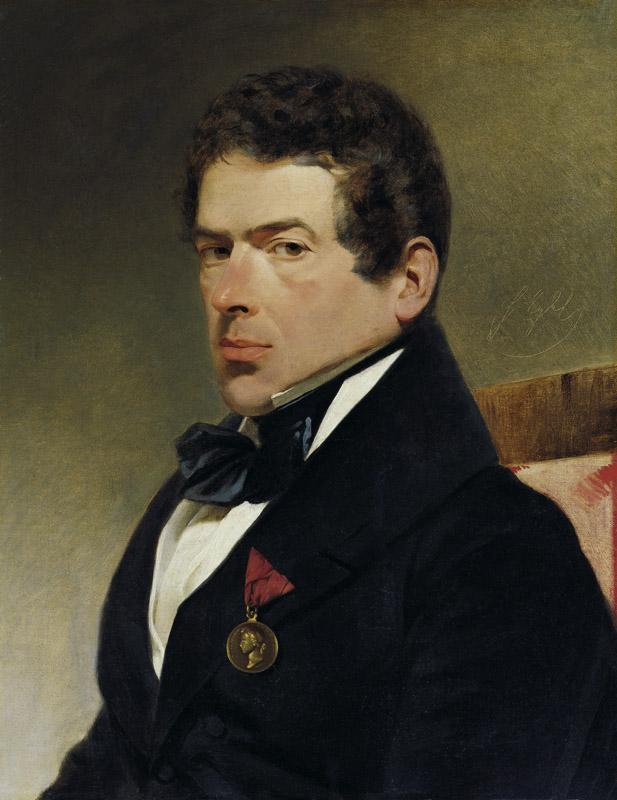 Franz Eybl - Portrait of the Surgeon Josef Walz