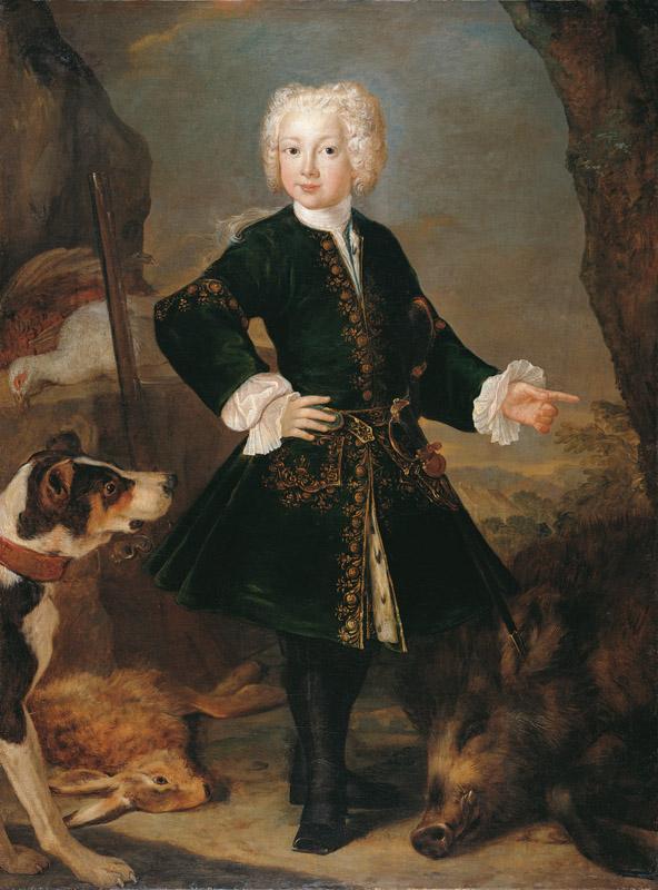 Franz von Stampart - Portrait of Prince Emanuel von Liechtenstein (1700-1771) at the age of about