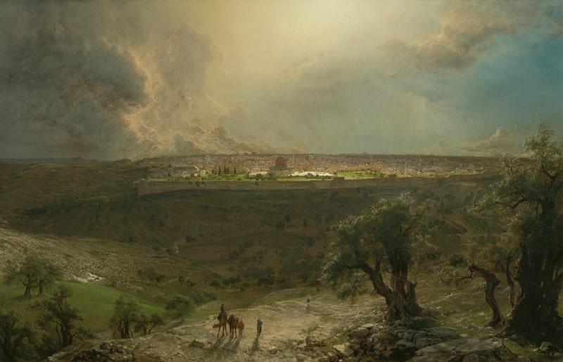 Frederic Edwin Church - Jerusalem from the Mount of Olives, 1870