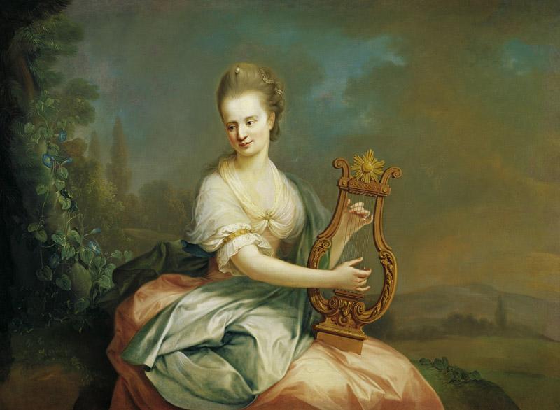 Friedrich Oelenhainz - Portrait of Princess Leopoldine Adelgunde von Liechtenstein (1754-1823), 1