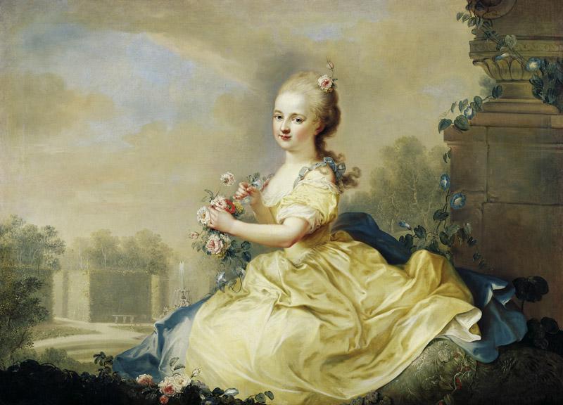 Friedrich Oelenhainz - Portrait of Princess Maria Josepha Hermenegilde von Liechtenstein (1768-18