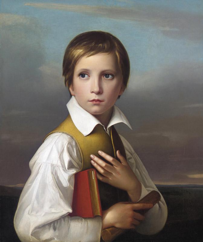 Friedrich Wilhelm von Schadow - Portrait of Felix Schadow (1819-1861), stepbrother of the artist,