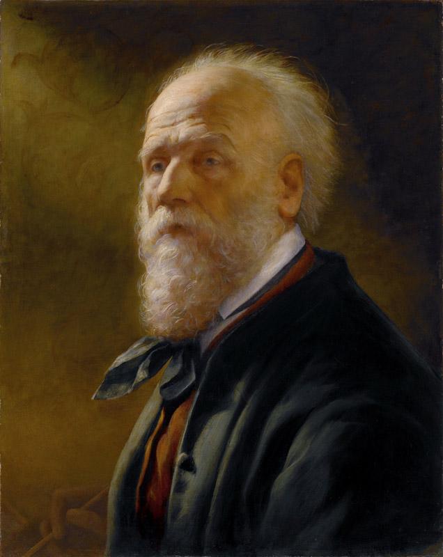 Friedrich von Amerling - Self-portrait, 1880-1881