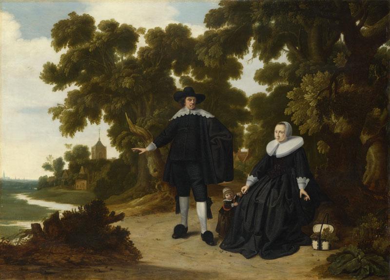 G.Donck - Portrait of Jan van Hensbeeck, his Wife and a Child
