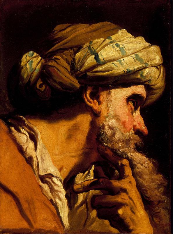 Gandolfi Gaetano - Study of an Oriental Head for The Marriage at Cana