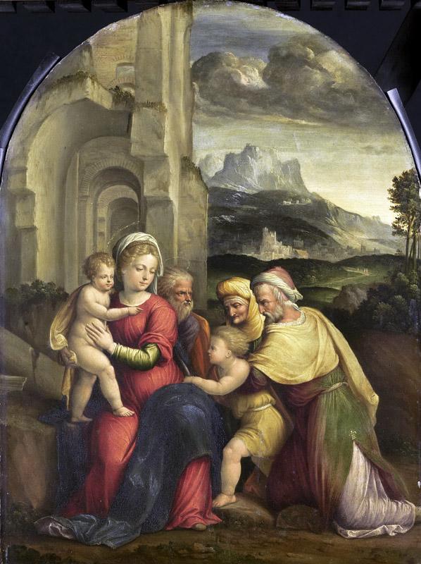 Garofalo, Benvenuto Tisi da -- De heilige familie, 1535