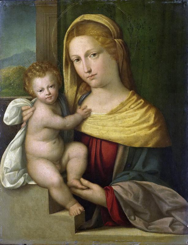 Garofalo, Benvenuto Tisi da -- Maria met kind, 1515-1540