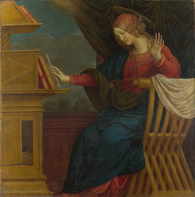 Gaudenzio Ferrari - The Annunciation - The Virgin Mary