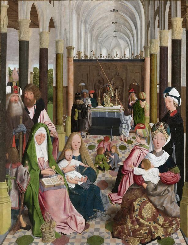 Geertgen tot Sint Jans -- De heilige maagschap, 1495