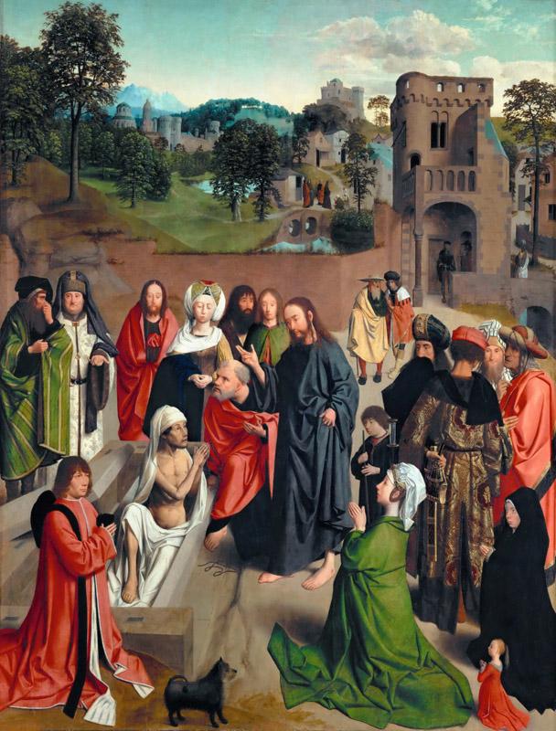 Geertgen tot Sint Jans -- Resurrection of Lazarus