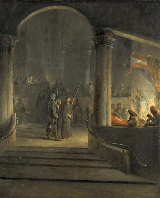 Gelder, Aert de -- Christus voor Kajafas, 1700-1727