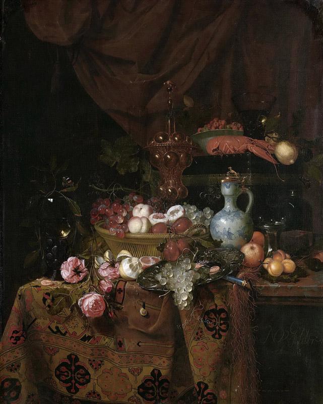 Gelder, Nicolaes van -- Stilleven, 1664