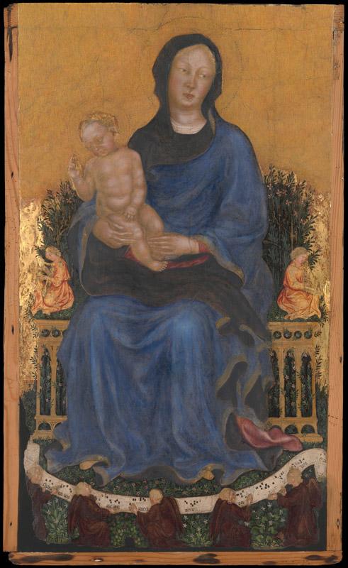 Gentile da Fabriano--Madonna and Child with Angels