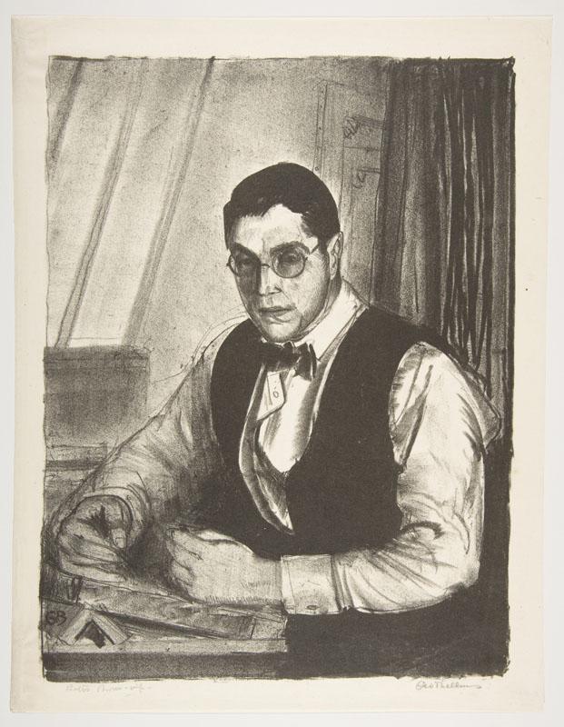 George Bellows--Gene Speicher Drawing on a Stone