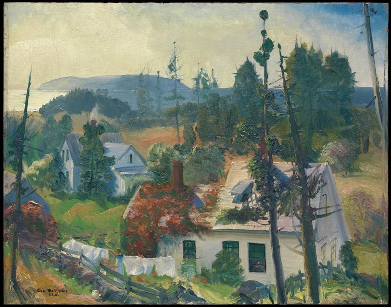 George Bellows--The Red Vine, Matinicus Island, Maine