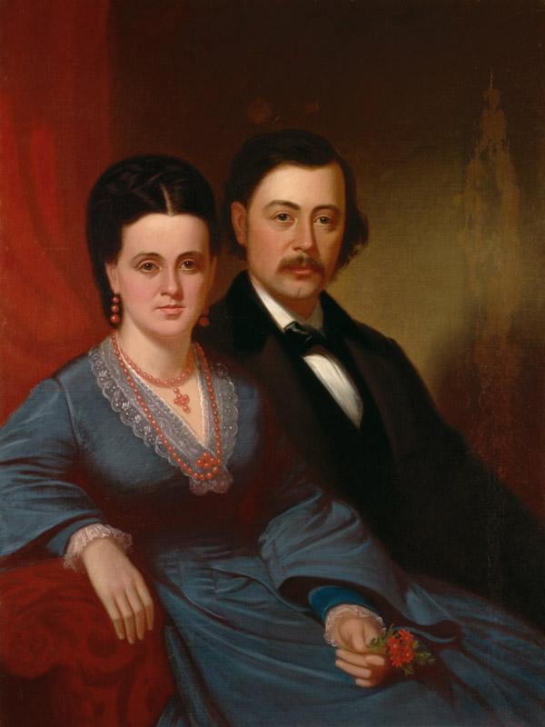 George Caleb Bingham - Mrs. B. W. Clark and Her Brother, 1874