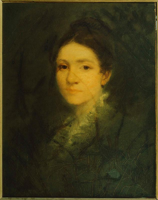 George Fuller (1822 - 1884) (American)-Portrait of Mrs