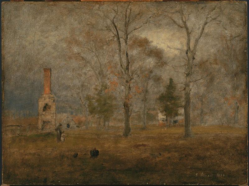 George Inness (1825-1894)-Gray Day, Goochland